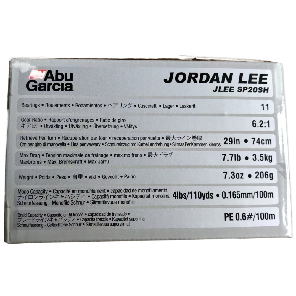 Abu Garcia JLEE SP20SH Spinnin - đánh giá và giá Abu Garcia Reel Revo