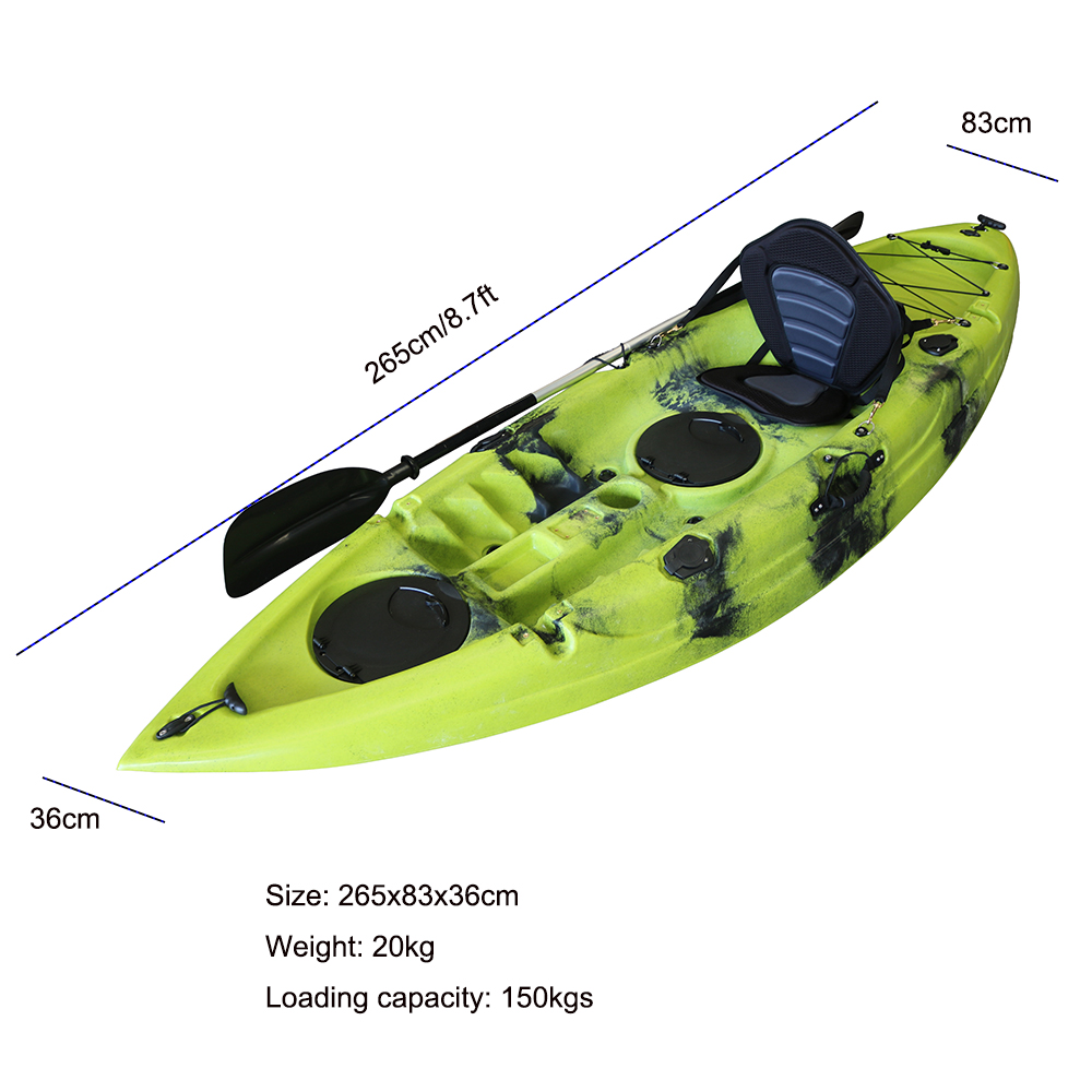 Hot Selling High Quality HDPE  - đánh giá và giá Fishing Kayak Sit In