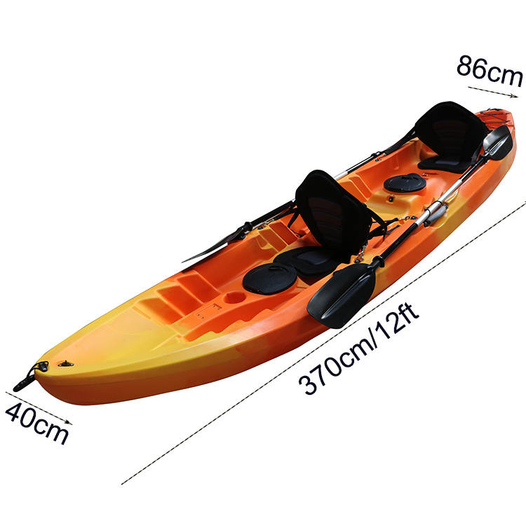 12ft Tandem Sit On Top Kayak F - đánh giá và giá Fishing Kayak Sit In
